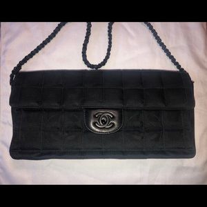 Authentic Chanel Travel Line E/W Flag Bag